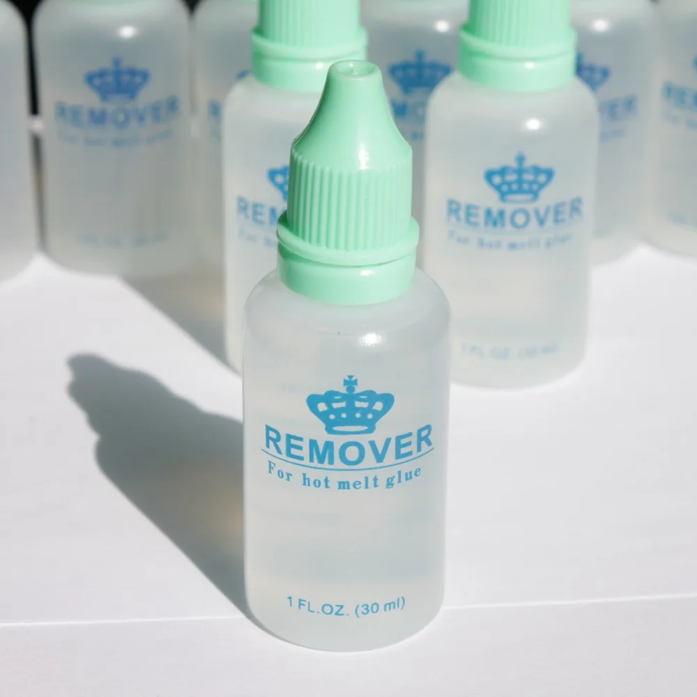 12pcs Keratin Glue Stick with hot melt remover for fusion human hair extension tools, used with glue gun or melting glue hot pot