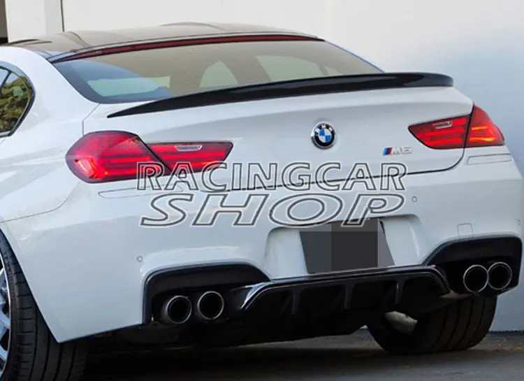 M Sport Style Real Carbon Fiber Trunk Spoiler for BMW F13 F06 6-Series 640i 650i M6 Grand Coupe 2012UP