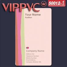 A50012-1 бизнес шаблоны карт для дизайна матовая пластиковая карта, ПВХ двойная печать лица