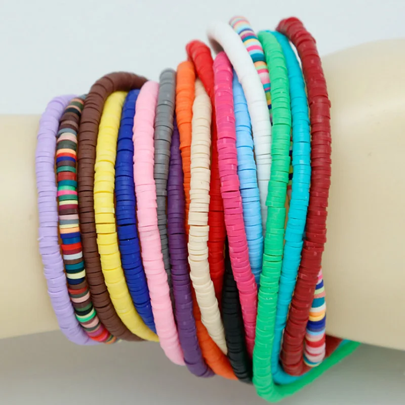 400 шт./нитка DIY ювелирные изделия Φ 3/4/5/6/мм кусочки Fimo аксессуары для браслета
