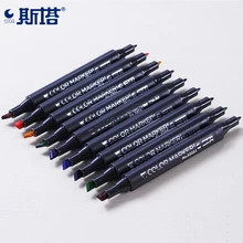 30/40/60/80 Цвета чернила на водной основе художественный маркер для манга двойной головой маркеры для эскизов