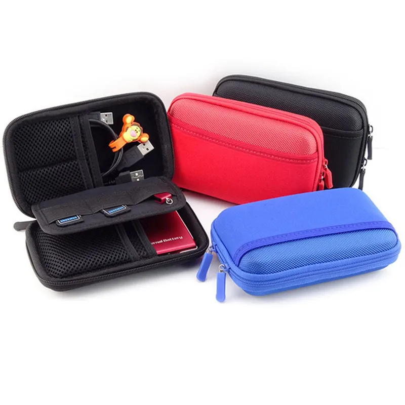Portable Hard Drive Bag Women Bag Electronic Digital Accessory Bag