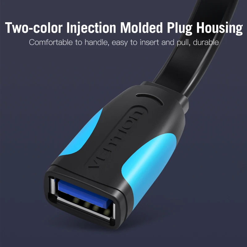 Vention USB удлинитель USB 3,0 кабель для камеры ПК PS4 Xbox Smart tv Высокое зарядное устройство и данные USB 3,0 2,0 кабель удлинитель