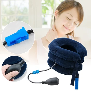 

2018 Dentist Tools Inflatable Cervical Neck Back Traction Neck Head Stretcher Pain Relief Collar