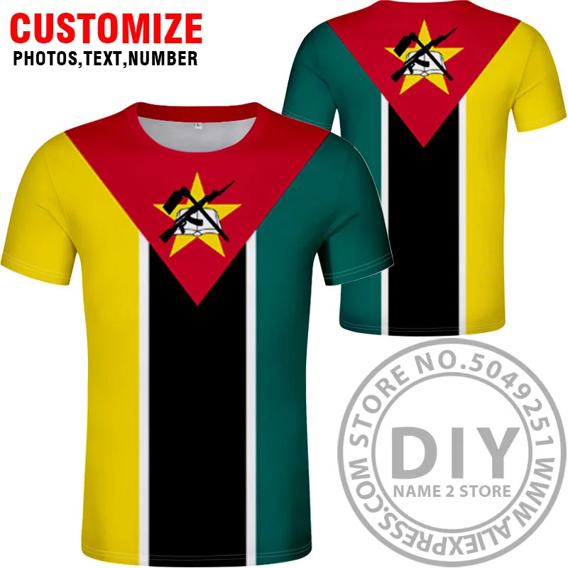 Футболка с именем и номером МОЗ, футболка с национальным флагом, mz Республика, португальский колледж, принт, фото, логотип, одежда - Цвет: Style 1
