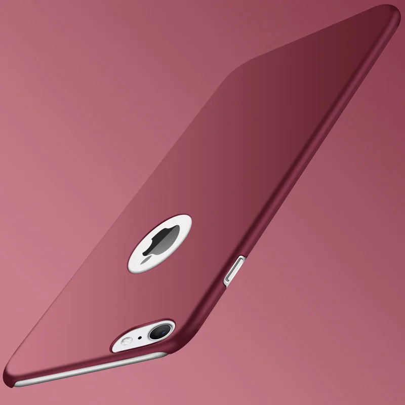 

JASTER Ultra Thin PC Matte Case For iPhone 7 Plus XR XS Max X Simple Plain Phone Cover Coque For iPhone 6 6S Plus 5 5s SE Cases