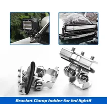 Led Light Bar Mounting Brackets 2pcs Universal A Pillar Hood LED Light Bar Mount Bracket Clamp Holder For Jeep Truck