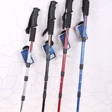 Пеший Туризм трость прямой ручкой 50-110 см 340 г