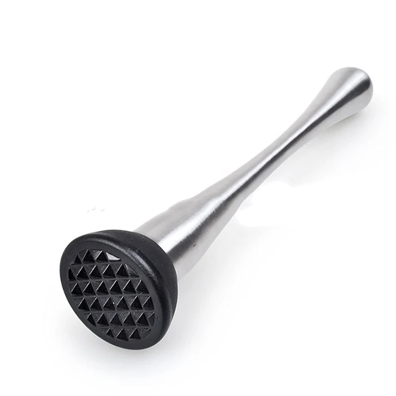 1 Set Bar Drink Stirrer Stainless Steel Muddler Spoon Bar Cocktail Mojito Drink Stirrer Mixer Barware