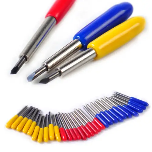 Fixmee 30 pcs Roland Cutting Plotter Vinyl Cutter Blade Knife 30 45 60 Degree GCC Liyu Rabbit Redsail Blades цена Fixmee 30 pcs Roland Cutting Plotter Vinyl Cutter Blade Knife 30 45 60 Degree GCC Liyu Rabbit Redsail Blades цены онлайн