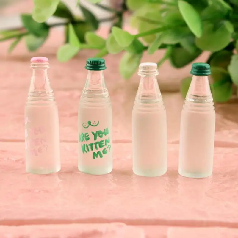 

10pcs/lot 5*3.2mm Transparent Resin Bottle For DIY Earrings Pendant Phone Case Key Chain Material Jewelry Components Accessories