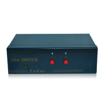 HighTek HK-V2T4 250MHZ VGA switcher box 2 port for VGA signal input, 4 ports VGA signal output