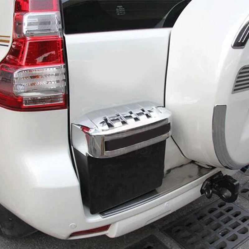 2010- для Toyota Land Cruiser Prado FJ150 FJ 150 ABS хромированный задний держатель для лицензии, Накладка для внешней отделки автомобиля, аксессуары для укладки