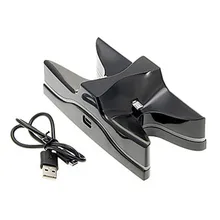 Для PS4 зарядное устройство двойной пульт дистанционного управления синий светодиодный светильник Зарядное устройство Док-станция Новое поступление высокая производительность USB быстрая зарядка подставка