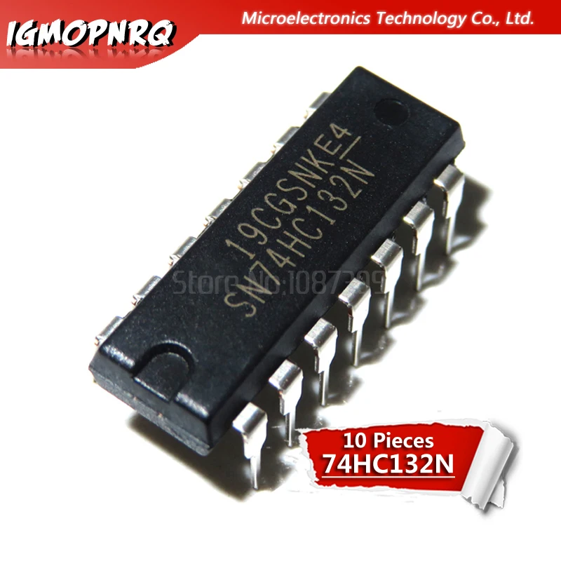 5Pcs 74HC132 74HC132N Quad Schmitt Trigger Logic pf