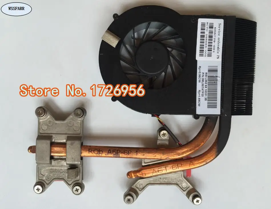 

Laptop CPU Cooling Fan & Heatsink 637610-001 637609-001 633077-001 622032-001 606729-001 for HP Pavilion DV6-3000 DV7-4000