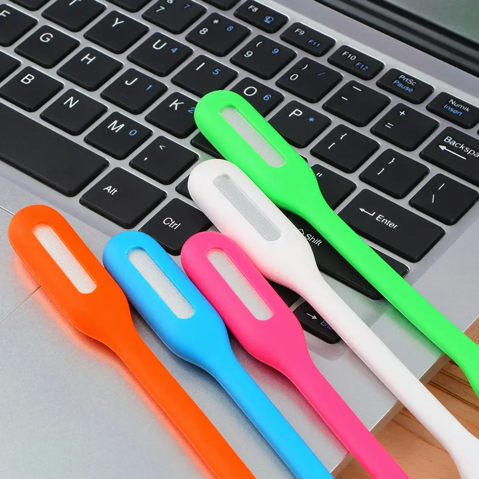 Белая лампа для ноутбука гибкая USB Xiaomi ноутбук компьютер ПК теплая мини