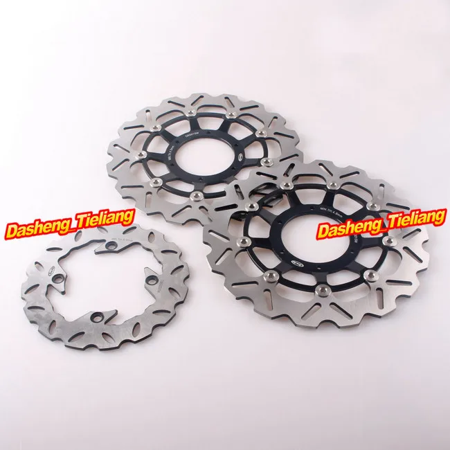 Front Rear Brake Disc Rotors Set For Honda CBR 600RR /ABS 2009 2010 2011 2012 2013 2014 2015 & CBR1000RR 2004 2005 Front Rear Brake Disc Rotors Set For Honda CBR 600RR /ABS 2009 2010 2011 2012 2013 2014 2015 & CBR1000RR 2004 2005