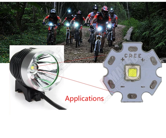 Motorcycle Cree Mtb Lights MTB Bike Front Light CREE XM-L T6