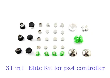 

31in1 Elite Kit Aluminium Thumbstick Joystick for Playstation 4 Elite Controller Replacement Parts for ps4 controller pro