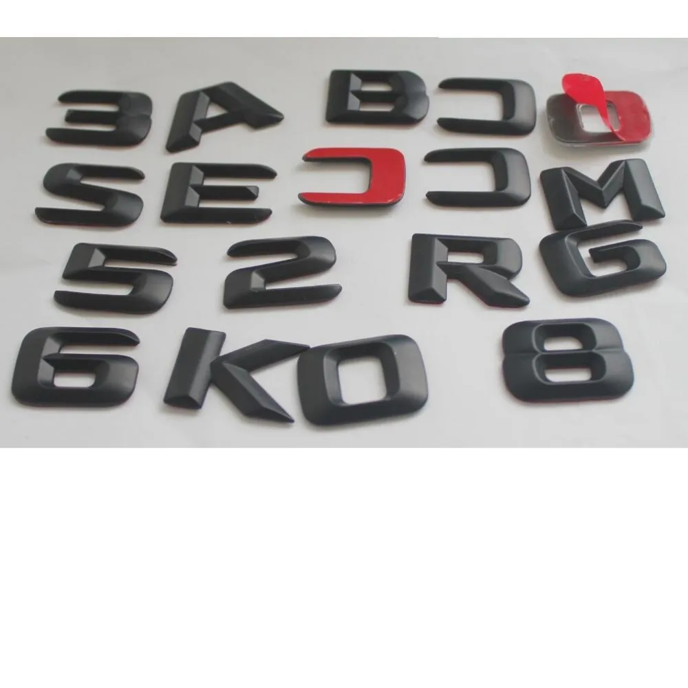 Матовый черный "CLK 200" Автомобильный багажник задние буквы слово значок эмблема письмо наклейка Наклейка для Mercedes Benz CLK класс CLK200