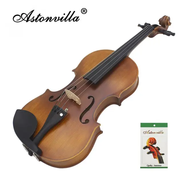 Best Price Astonvilla Handmade 4/ 4 Reaationary Vintage Violin Exquisite Sub-gloss Varnish Stylish Retro Old-fashioned Fiddle Spruce Panel Best Price Astonvilla Handmade 4/ 4 Reaationary Vintage Violin Exquisite Sub-gloss Varnish Stylish Retro Old-fashioned Fiddle Spruce Panel