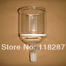 500 мл, 24/29, Стеклянная Воронка Buchner с боковым рычагом, 3# крупный фильтр, воронка, лабораторная стеклянная посуда, лабораторная воронка