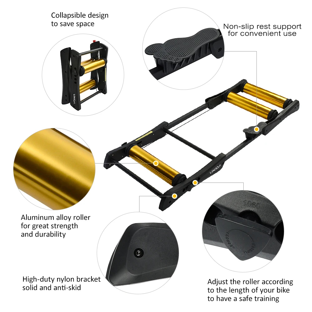 Lixada велосипедная тренировочная станция для помещений, дорожный горный велосипед, велотренажер для фитнеса, физический велотренажер для катания на роликах