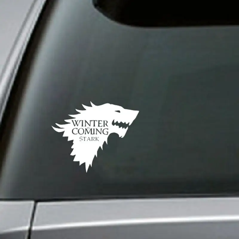 Free Shipping Stark Vinyl Car decal, Game of Thrones stickerin Car