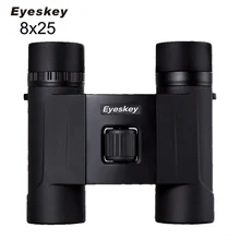 Eyeskey HD 8x25 водостойкий Портативный и складной бинокль Bak4 Prism Оптика телескоп для кемпинга Охота Открытый