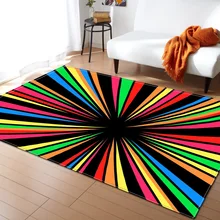 Творческий геометрический узор Коврик 3D узор для ванной дома для гостиной настольный коврик для чая ковры ковер спальни