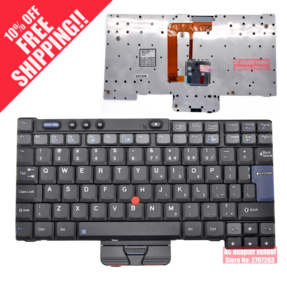

English FOR IBM FOR LENOVO FOR Thinkpad X40 X41 X41T X40T laptop keyboard