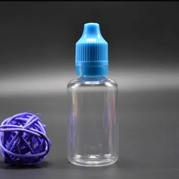 

1500Pcs/Lot 30ml Bottle 30 ml PET Empty Plastic Squeezable Dropper Bottles Eye Juice Mini Bottle For E Cig Liquid Wholesale