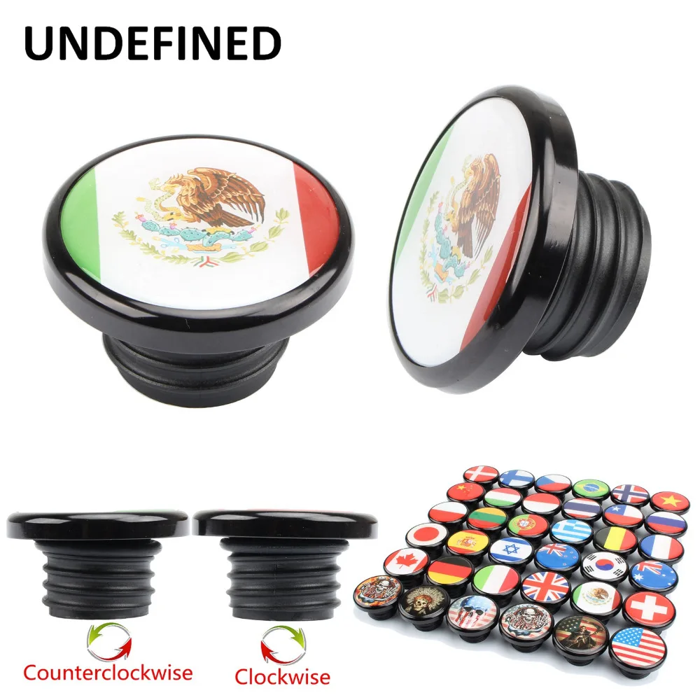 custom harley gas cap covers