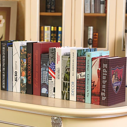 Bookshelf Decorations Fake Book Decoration Book Simulation Creative Furniture Modern Study Living Room Home Furnishings Books Figurines Miniatures Aliexpress