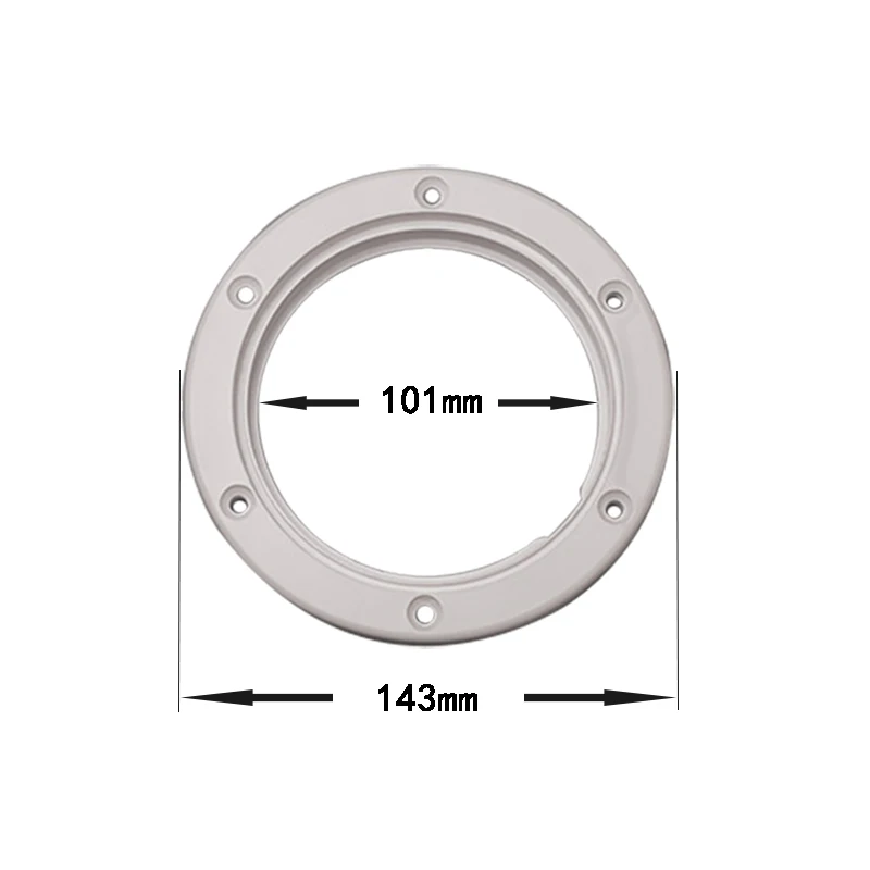4 дюйма/6 дюймов/8 дюймов противоскользящее ручное отверстие пластиковая круглая Морская Лодка RV Крышка люка белый/черный винт из палубы инспекционная пластина