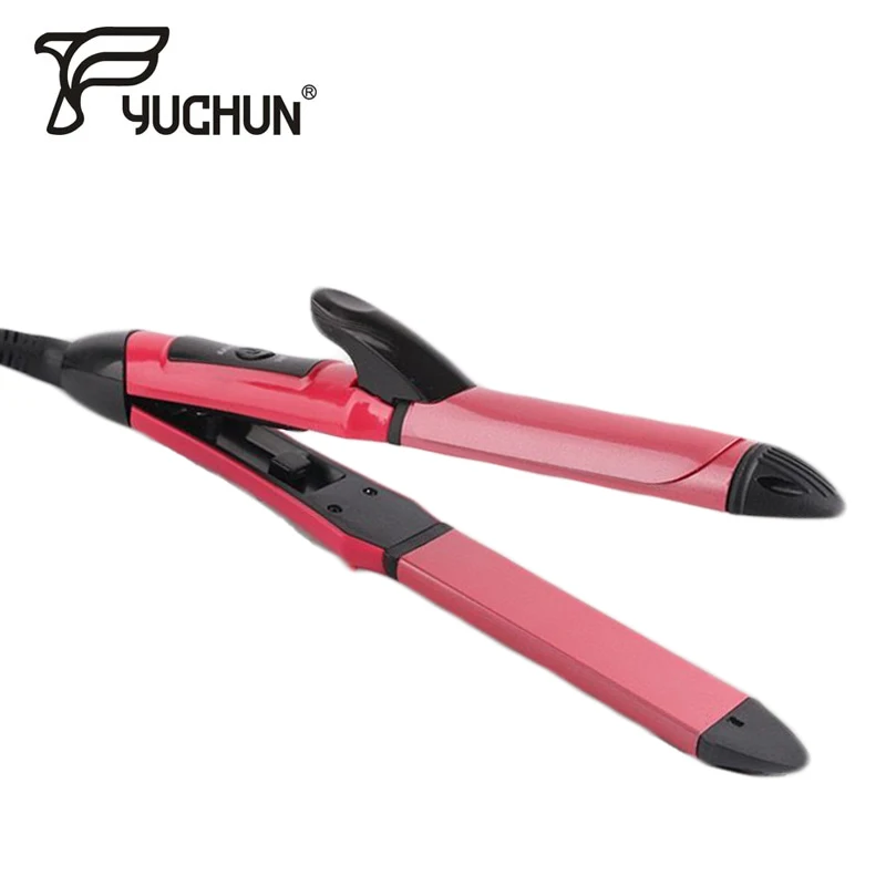 

2019 Mini Professional Flat Iron Hair Straightener Fast Electric Straightening Iron Ceramic Styling Tool for Multi Hair Style