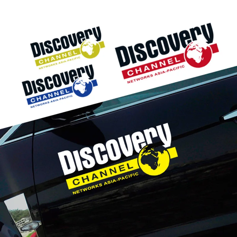 

40/60cm Discovery Channel Geography Explorer Side Door Garland Car Styling Colored Reflective Sticker Decals for Range Rover SUV
