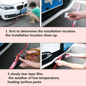 

Auto Stickers Car front lip sticker Bumper Decoration for vw golf 7 seat ateca volvo xc60 touran opel insignia bmw e87 vw t4