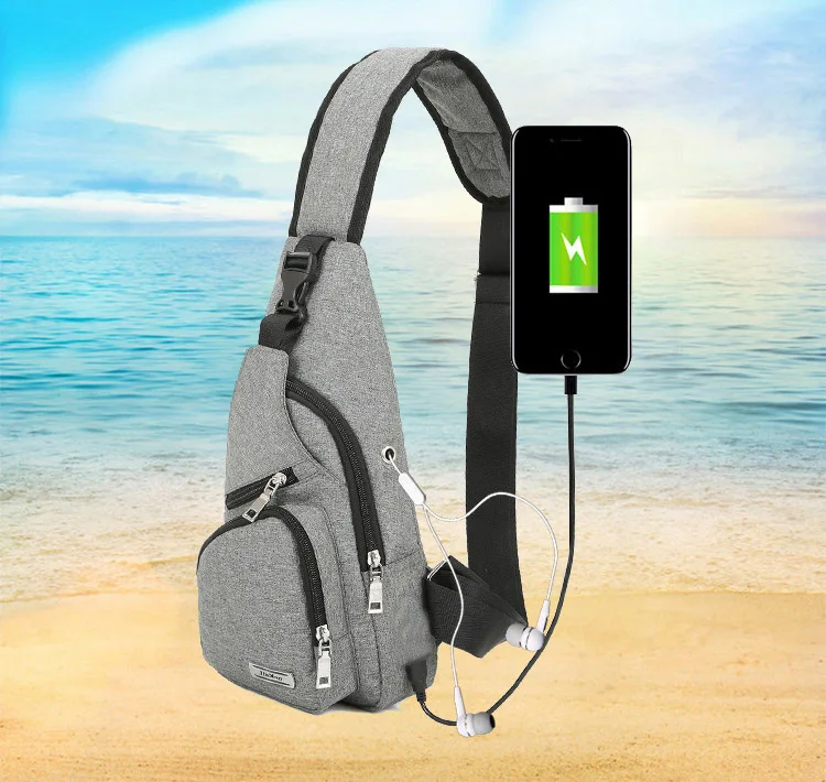 Men Women Cross Chest shoulder bag Unisex 2019 Casual Waterproof Functional Fanny Waist Bag (2)