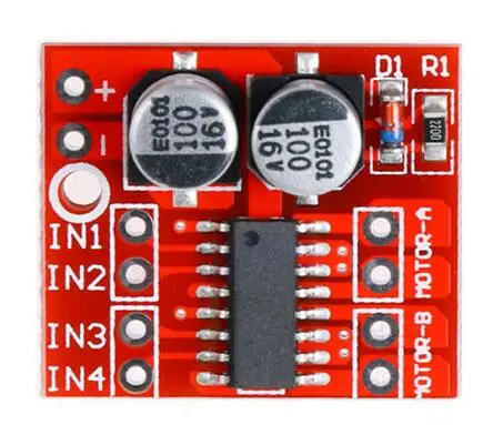 

2-way DC motor drive module Dual H-bridge stepper motor Reversible PWM speed control Mini