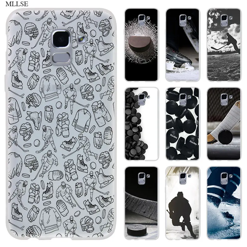 Fashion Silicone Case for Samsung J8 J4 J6 Plus 2018 J5 J3 J7 2017 EU CORE Pro Prime Phone Cover Hockey | Мобильные телефоны и