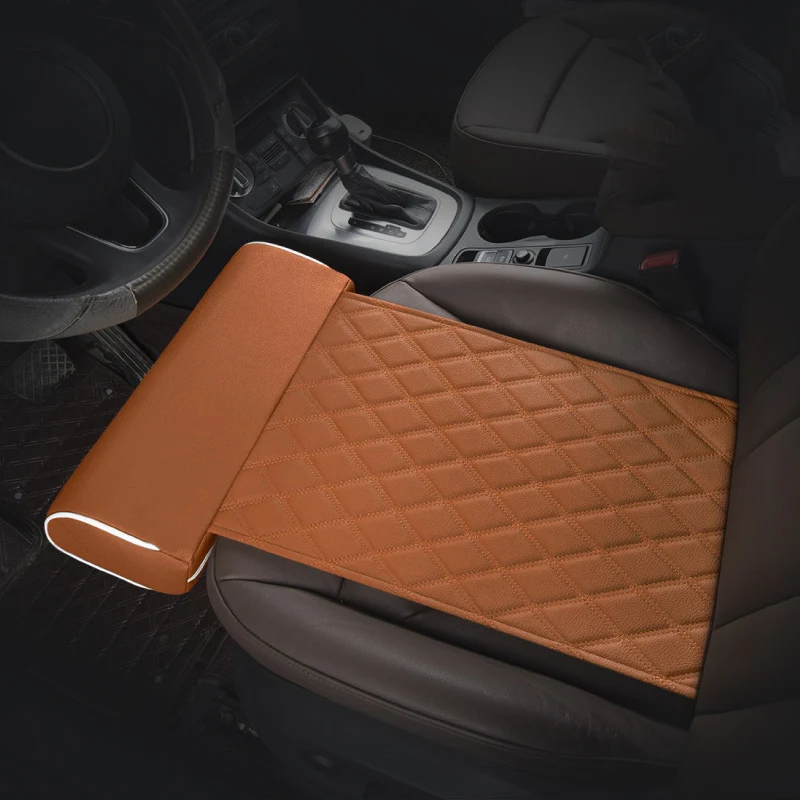 Cena Fotelik samochodowy noga stopa udo poduszka podtrzymująca łatwe do czyszczenia dłuższa poduszka siedziska wiele modele samochodów uniwersalne akcesoria do poduszek na stopy