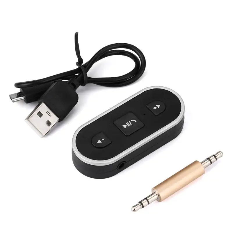 

2017 Wireless Bluetooth Car Kit AUX Audio USB Bluetooth Receiver Adapter Support SD Card Handsfree ju26