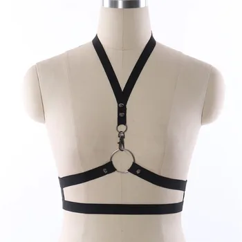 

BANGDAERGE body harness cage bra women's drawstring underwear handmade body bondage underwear no cup bra