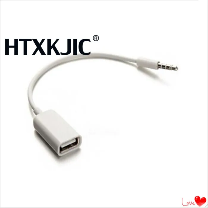 

Кабель-удлинитель 3,5 мм со штекером AUX и разъемом USB 2,0
