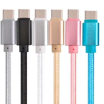 

1M OD 4.6 Thicker Aluminum Nylon USB Type C Cable Accessory Bundles For Xiaomi Mi4c/Mi5/Mi 5/LG G5/Nexus 5X/Meizu Pro 6/5