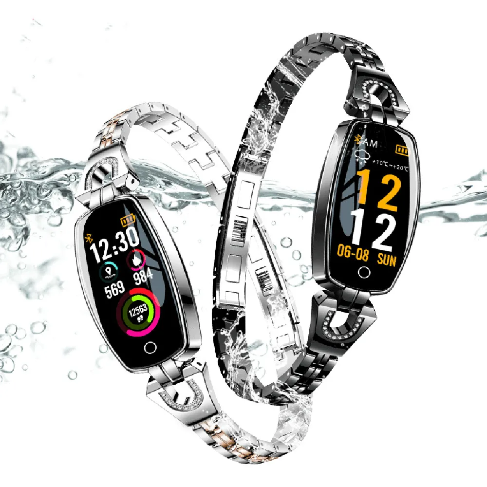 

Fashion Fitness Bracelet Women Sport Smart Watch 2018 Waterproof Heart Rate Monitoring Bluetooth For Android IOS Wristband Men