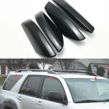 Черная крыша эстакады чехол ногу для Toyota 4runner N210 Hilux Surf Toyota SW4 2003-2009 заменить в виде ракушки 4 шт./компл