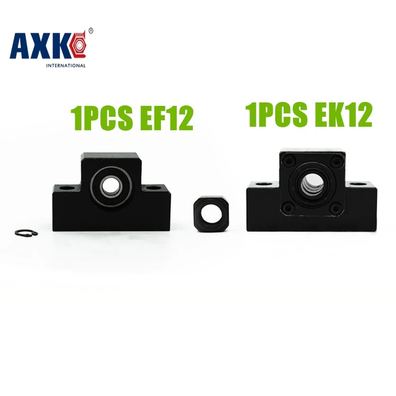 

Cheap End Support Unit Ek/ef12 For Sfu1604,sfu1605,sfs1610,sfe1616 Ballscrew 1pc Ek12+1pc Ef12